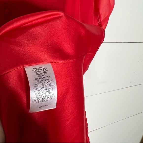 Rachel Parcell Red Tiered Sweetheart neckline Dress - Picture 4 of 13